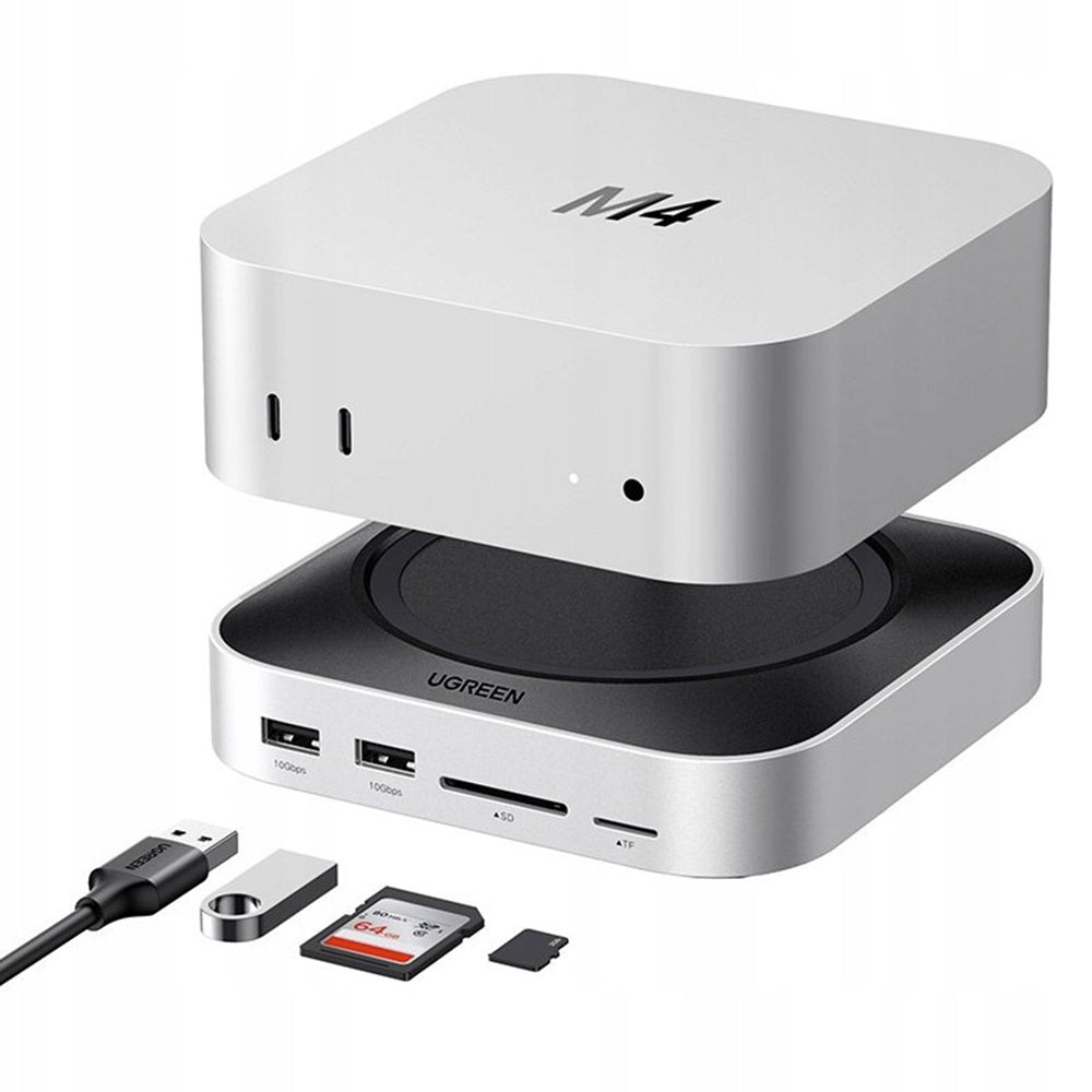 Monitoimikeskus GREEN CM841 (65487) Apple Mac Mini M4:lle, Musta