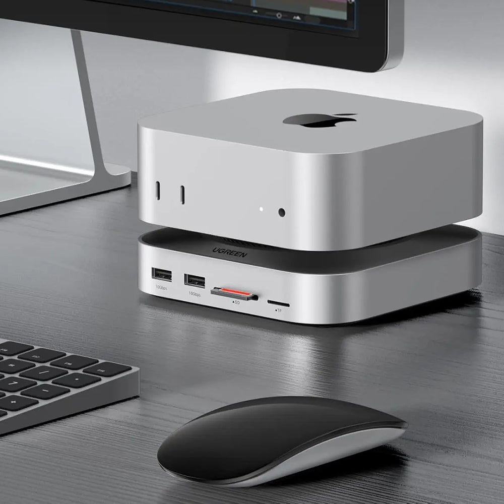 Monitoimikeskus GREEN CM841 (65487) Apple Mac Mini M4:lle, Musta