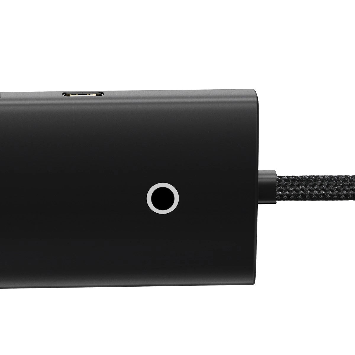 Hub USB Baseus Lite, 4 x USB-A 3.0 - 1 x USB-C, 2m, Musta WKQX030201