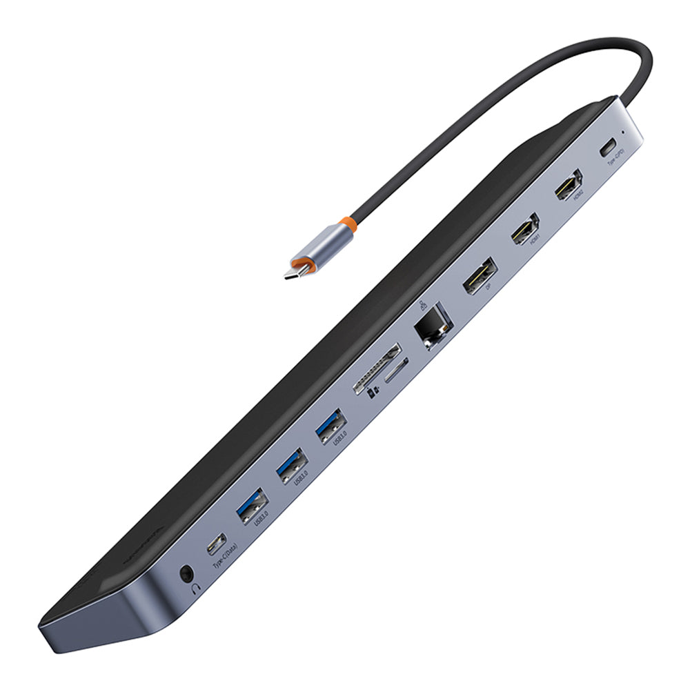 Hub USB-C Baseus EliteJoy Gen2, 11in1, Musta WKSX030213