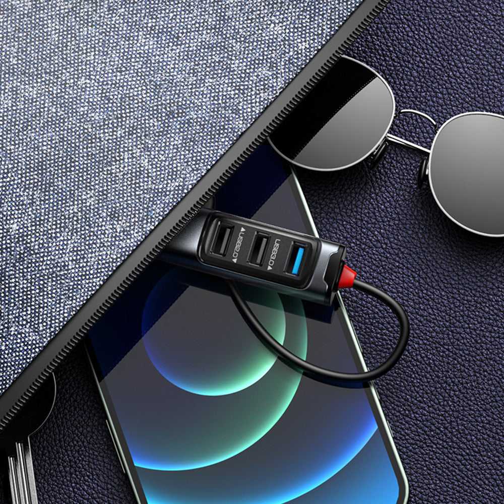 USB-C-hubi Yesido HB23, 5in1, harmaa
