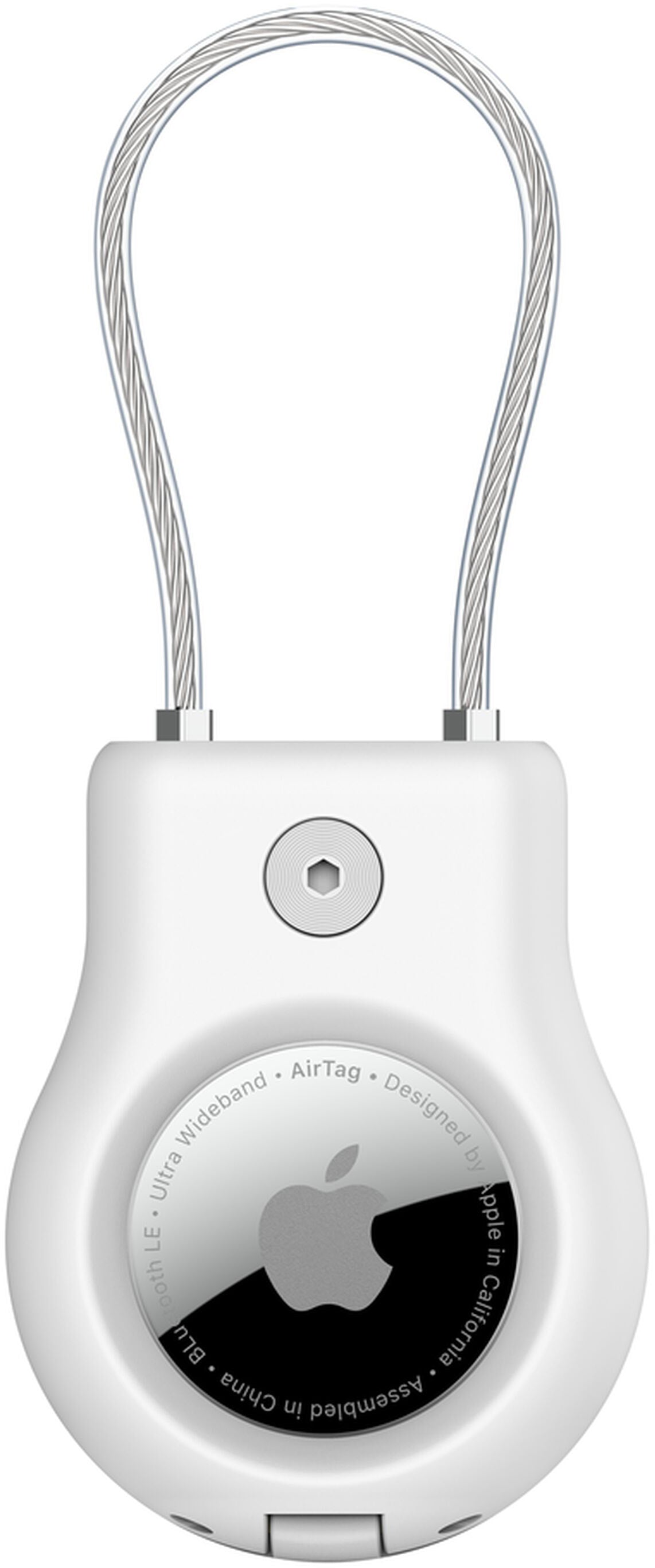 Belkin Wire Cable -kotelo Apple AirTagille, valkoinen MSC009btWH