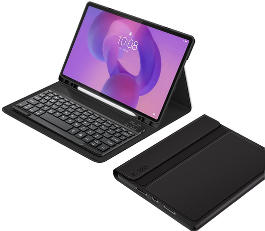 Näppäimistökotelo Lenovo Idea Tab Prolle, Tech-Protect, SC PEN, Musta