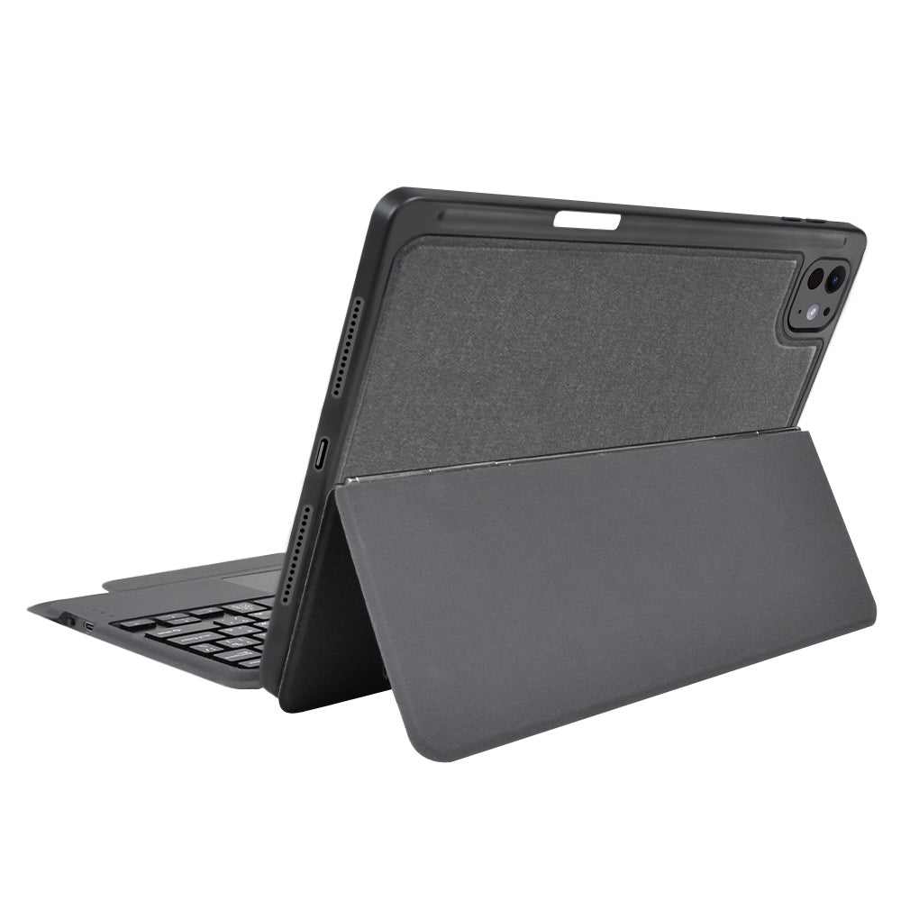 Suojakotelo näppäimistöllä Apple iPad Pro 11 (2024), Techsuit, KeyTab Pro, Musta