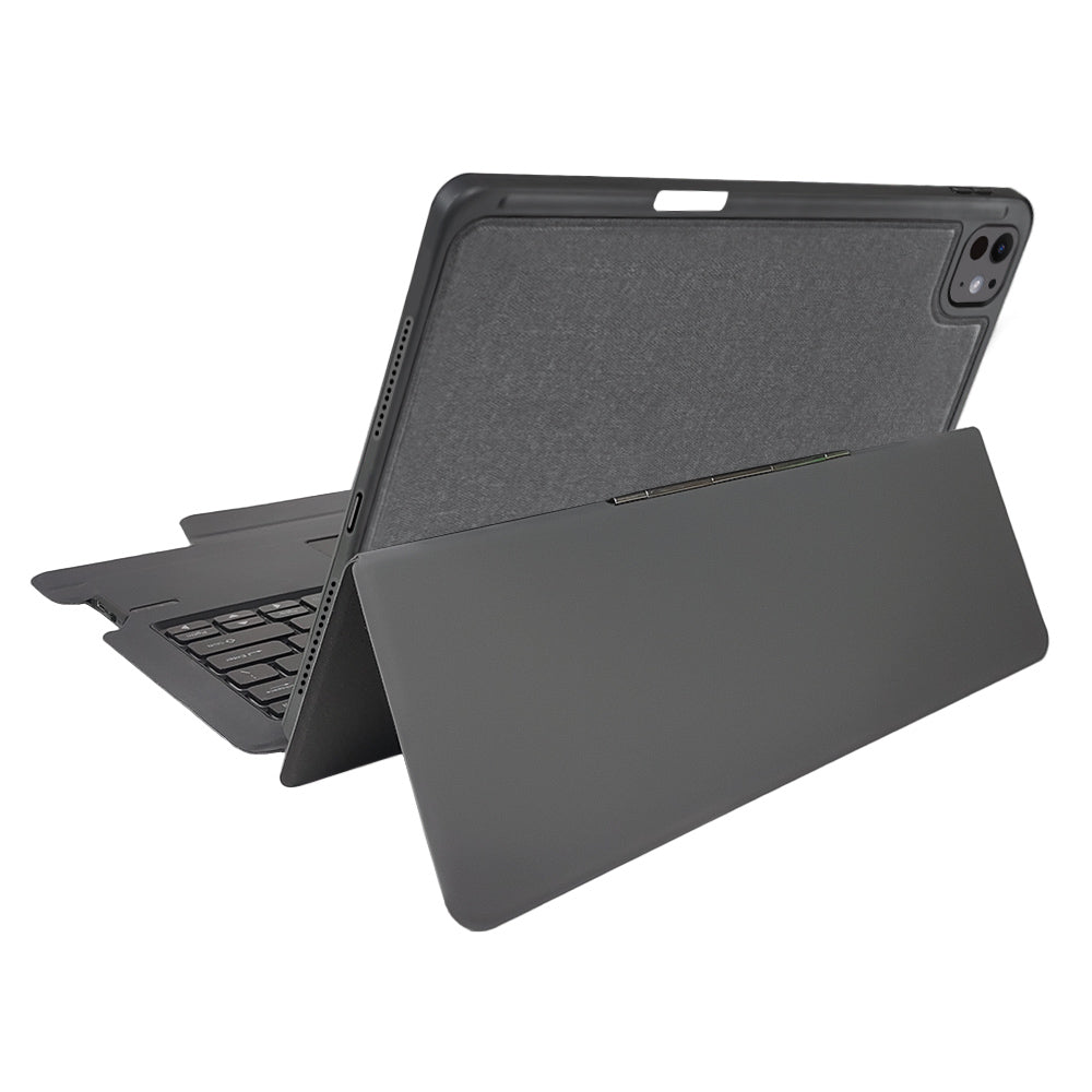 Suojakotelo näppäimistöllä Apple iPad Pro 13 (2024), Techsuit, KeyTab Pro, Musta