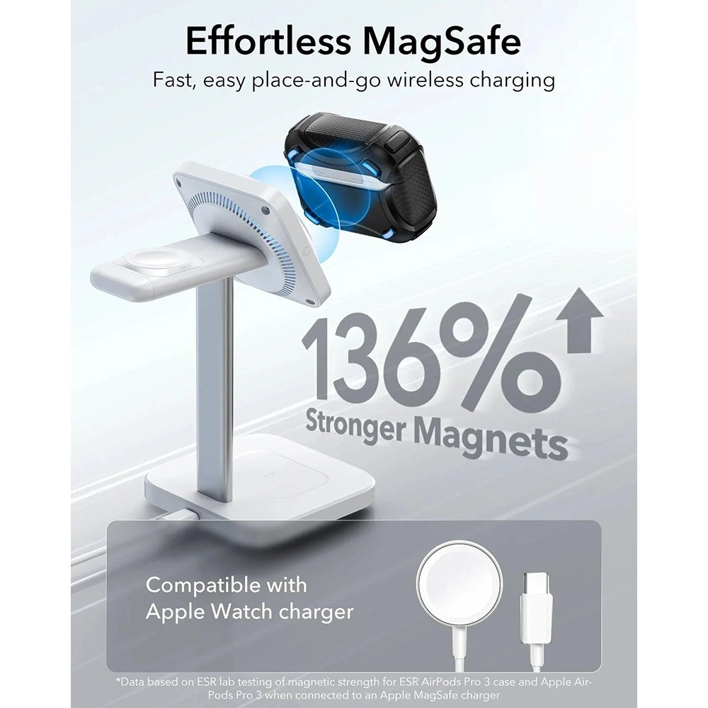 ESR Cyber FlickLock -kotelo Apple AirPods Pro 3:lle, Musta