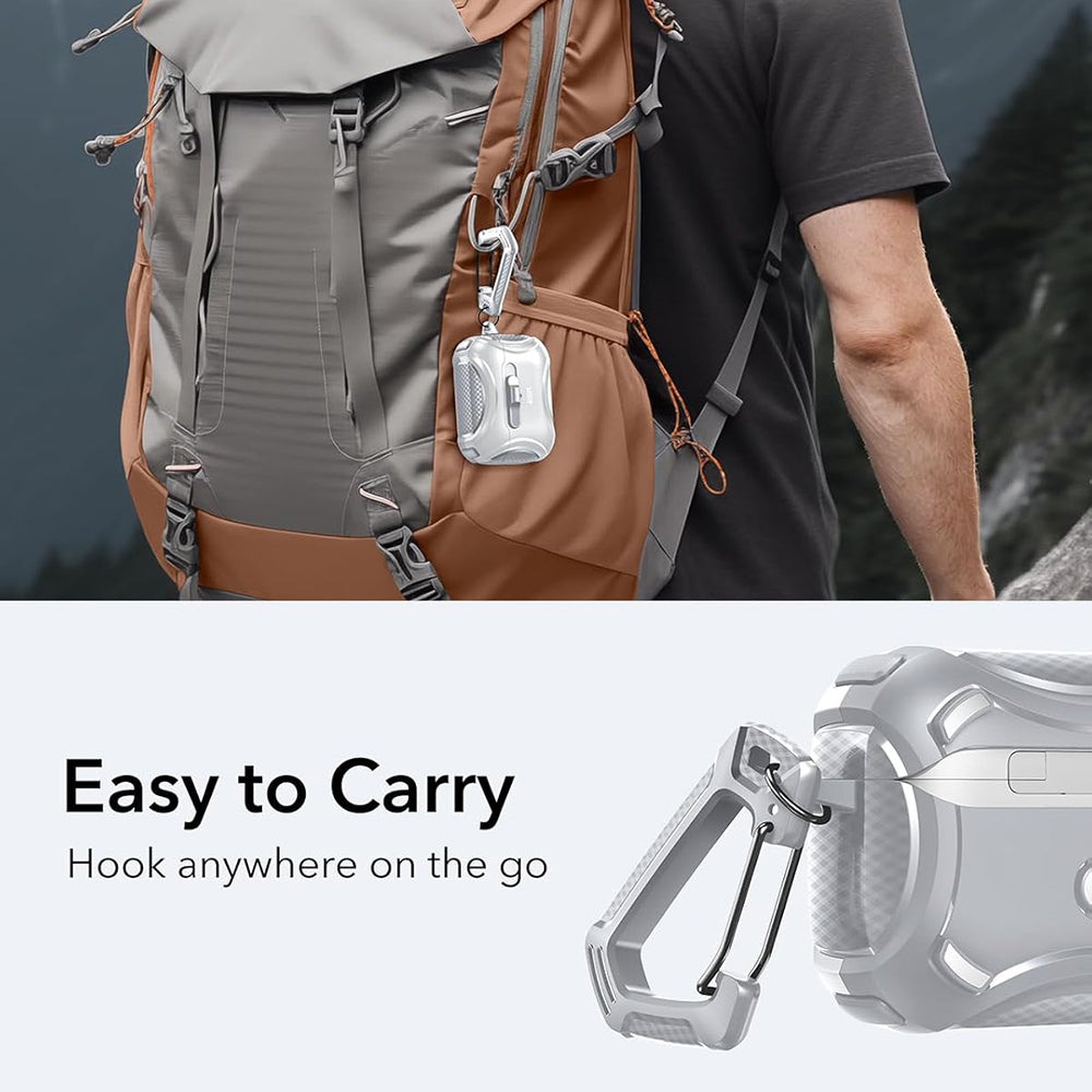 ESR Cyber -kuori Apple AirPods Pro -sarjalle, harmaa