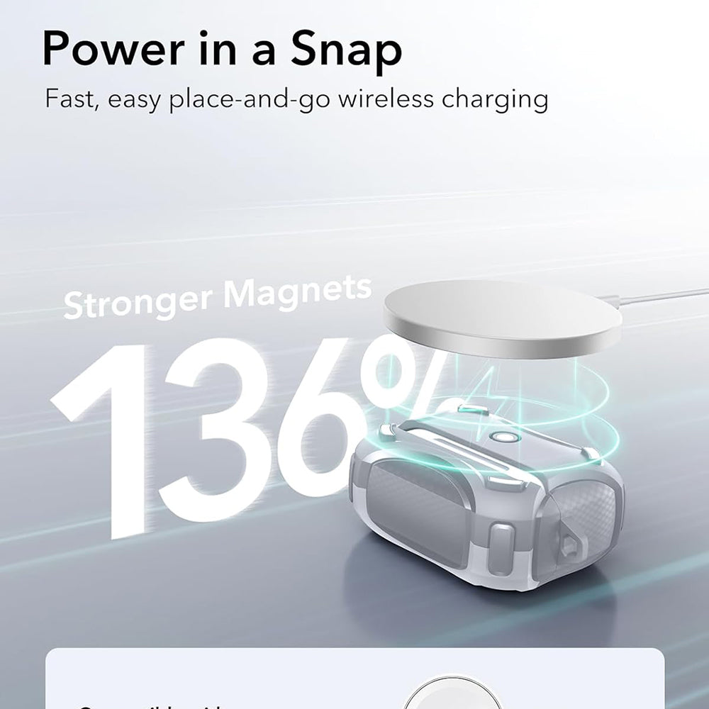 ESR Cyber -kuori Apple AirPods Pro -sarjalle, harmaa