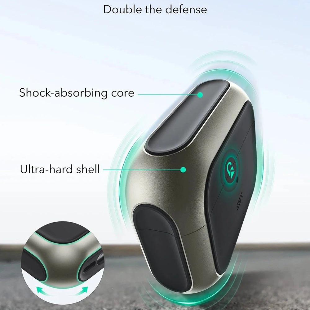 ESR Orbit Hybrid Case for Apple AirPods Pro 3, Gray
