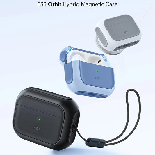 ESR Orbit Hybrid -kuori Apple AirPods Pro 3:lle, musta