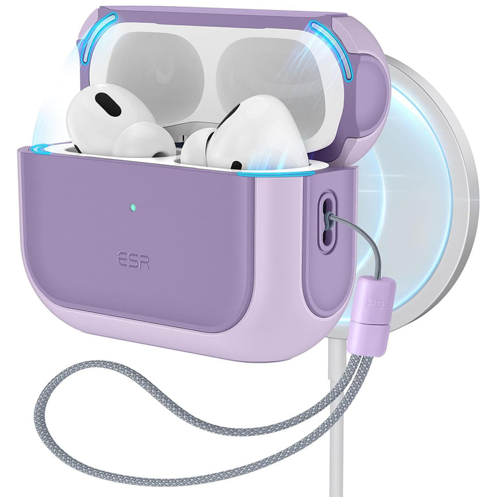 ESR Orbit Hybrid -kotelo Apple AirPods Pro Seriesille, Violetti