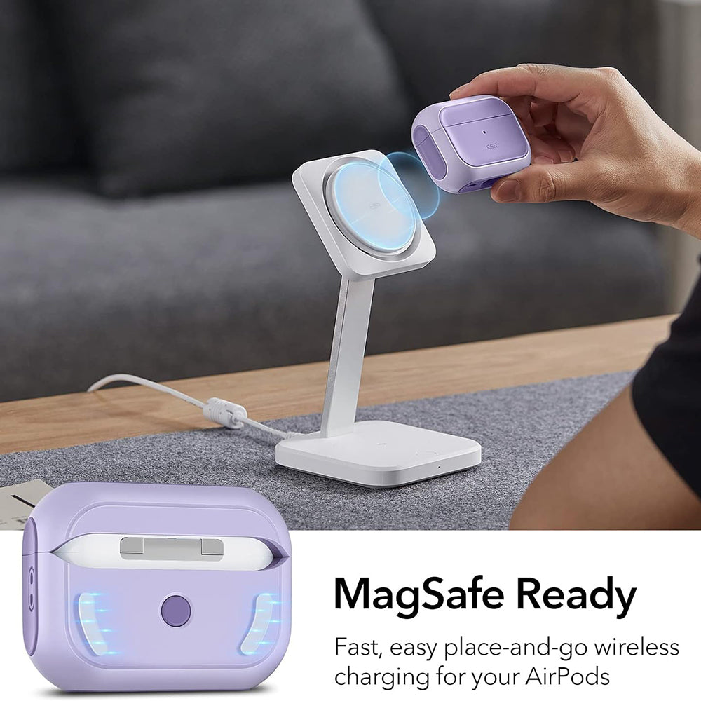 ESR Orbit Hybrid -kotelo Apple AirPods Pro Seriesille, Violetti