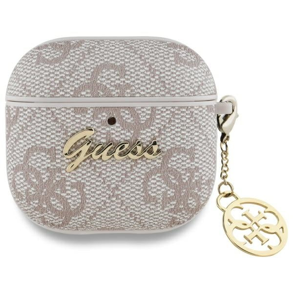 Guess 4G Charm -kotelo Apple AirPods 4:lle, Pinkki