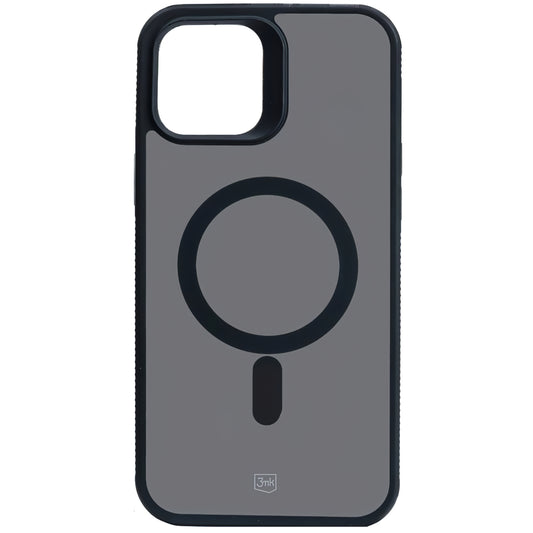 MagSafe-kuori Apple iPhone 12 / 12 Pro:lle, 3MK, Smoke MagCase, Musta