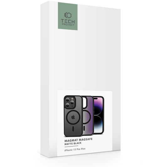 MagSafe kotelo Apple iPhone 15 Pro Max, Tech-Protect, Magmat, musta
