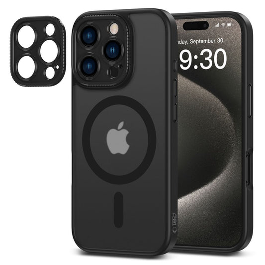 MagSafe-kotelo Apple iPhone 16 Pro Maxille, Tech-Protect, Magcam, musta