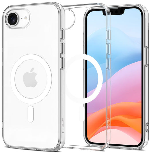 MagSafe-kotelo Apple iPhone 16e:lle, Tech-Protect, Flexair, Läpinäkyvä