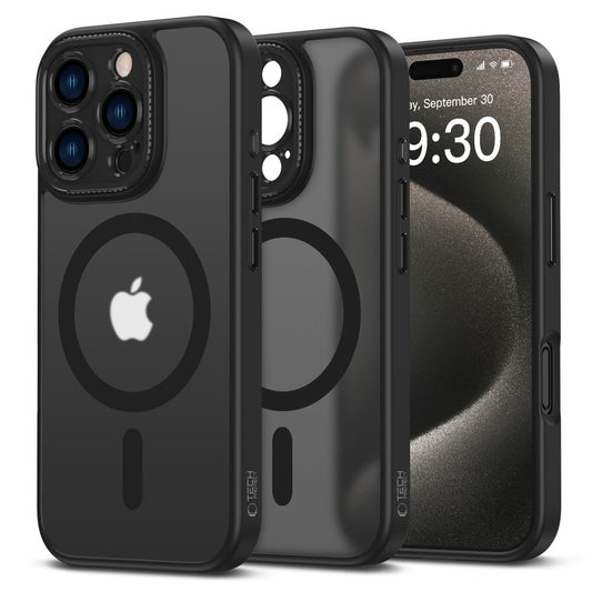 MagSafe-kotelo Apple iPhone 16 Pro Maxille, Tech-Protect, Magcam, musta