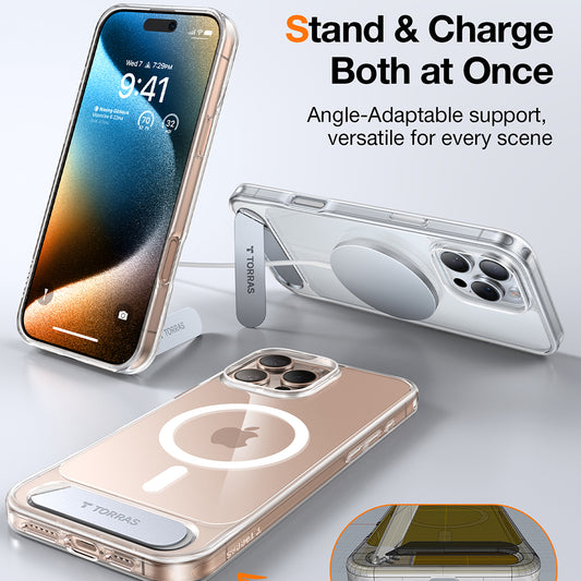MagSafe-kotelo Apple iPhone 16 Prolle, Torras, Pstand, Läpinäkyvä
