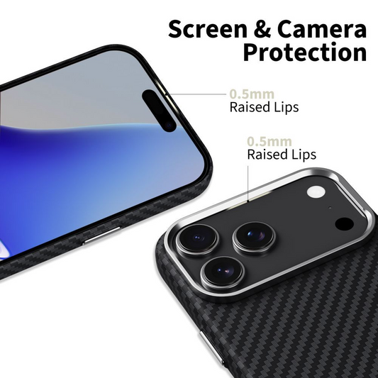 MagSafe-kotelo Apple iPhone 17 Prolle, Tech-Protect, Ion Carbon, Musta