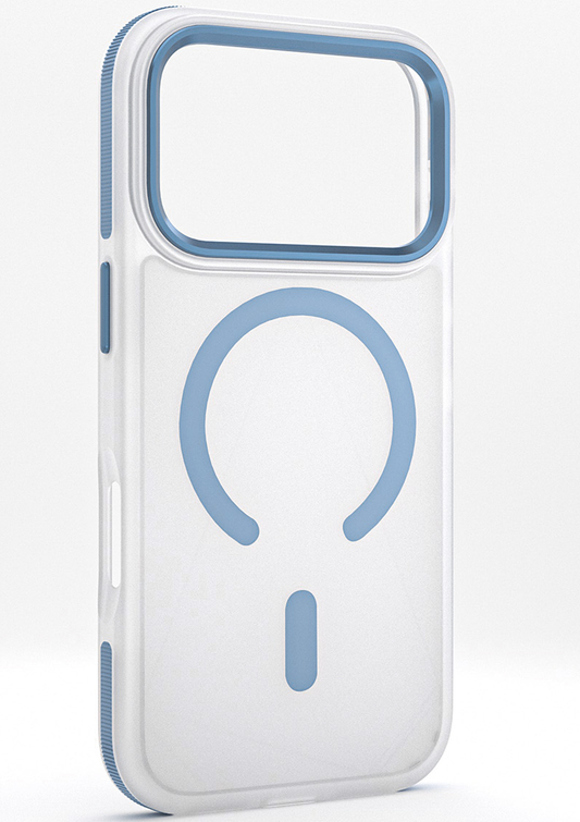 MagSafe-kuori Apple iPhone 18 Pro Max / 17 Pro Max -malleille, Etteri, Icy Mag, Bleu