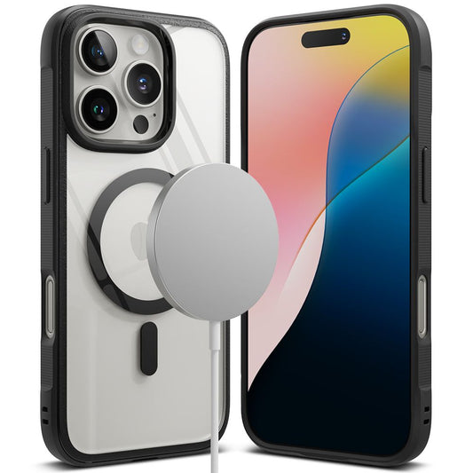 MagSafe-kotelo Apple iPhone 16 Pro Maxille, Ringke, Fusion Bold, musta