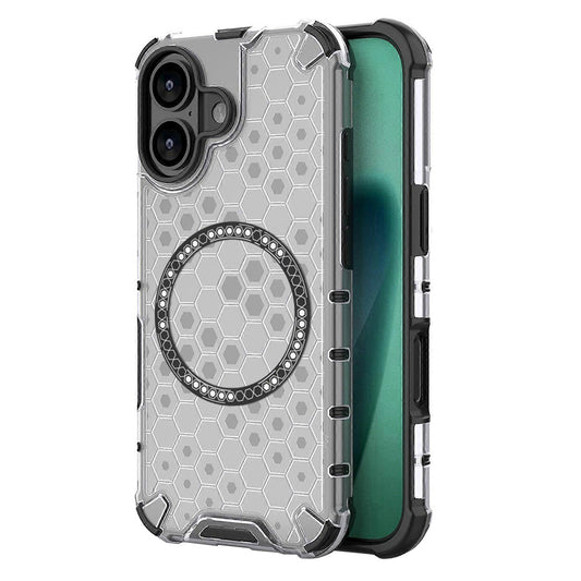 MagSafe-kotelo Apple iPhone 17:lle, Techsuit, HoneyComb Shield, Valkoinen