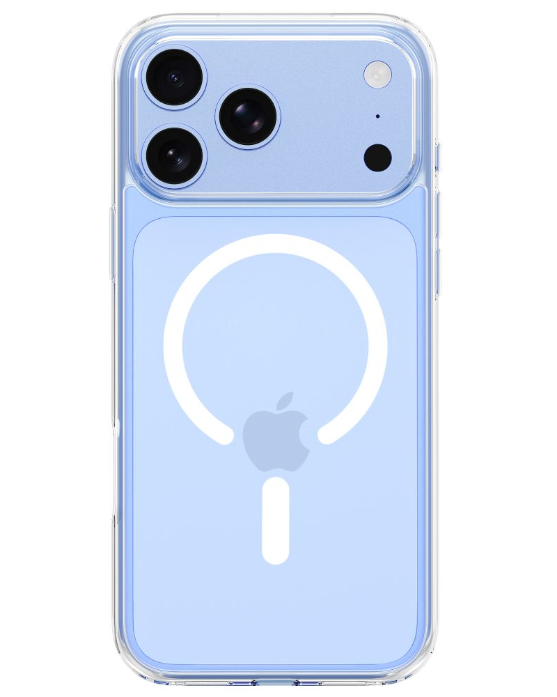 MagSafe-kuori Apple iPhone 18 Pro / 17 Pro:lle, Tech-Protect, Flexair Hybrid näytönsuojalla, läpinäkyvä