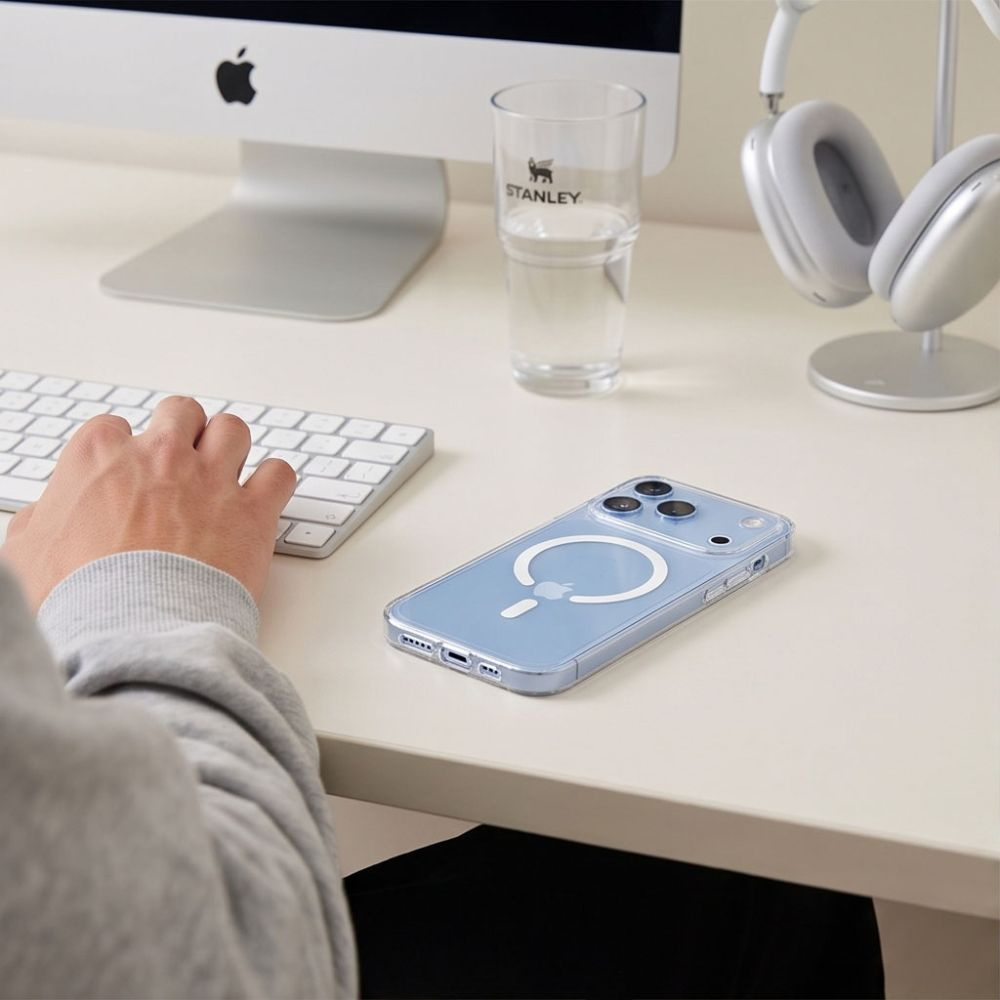 MagSafe Case for Apple iPhone 18 Pro / 17 Pro, Tech-Protect, Flexair, Transparent