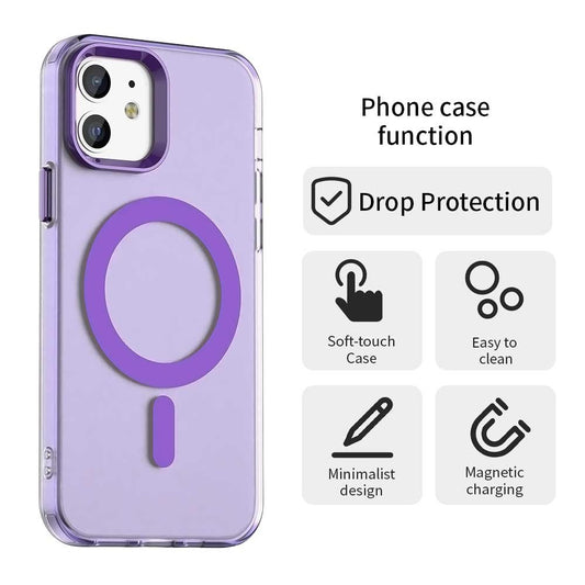 MagSafe-kuori Apple iPhone 12 / 12 Pro:lle, Techsuit, CandyCase, Violetti