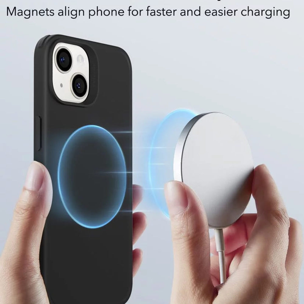 MagSafe-kuori Apple iPhone 14 / 13:lle, ESR, Classic Hybrid, Musta