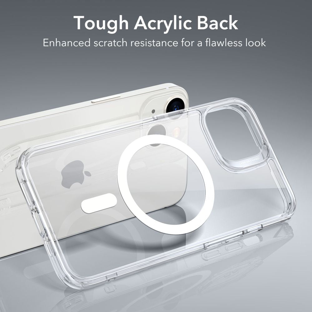 MagSafe-kuori Apple iPhone 14 / 13:lle, ESR, Classic Hybrid, Läpinäkyvä
