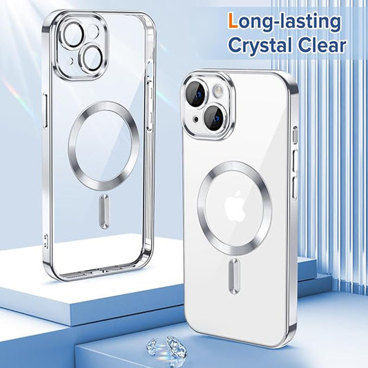 MagSafe-kuori Apple iPhone 13:lle, Techsuit, Luxury Crystal, Hopea