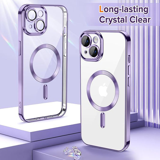 MagSafe-kuori Apple iPhone 13:lle, Techsuit, Luxury Crystal, Vaalean violetti