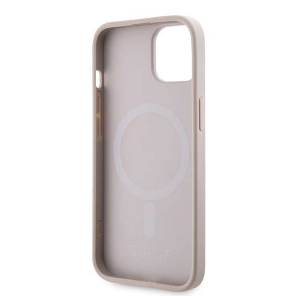 MagSafe-kotelo Apple iPhone 14:lle, Guess, GCube Stripes, Pinkki