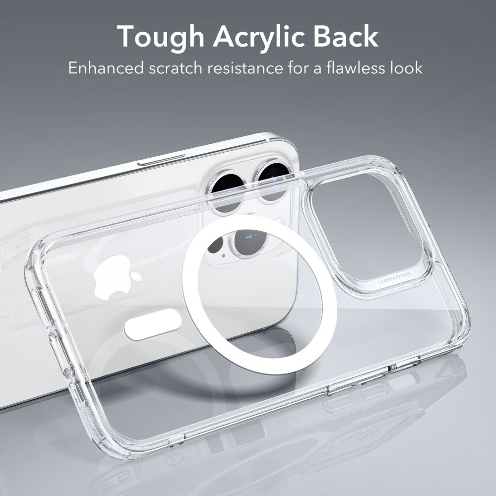 MagSafe-kotelo Apple iPhone 14 Prolle, ESR, Classic Hybrid, Läpinäkyvä