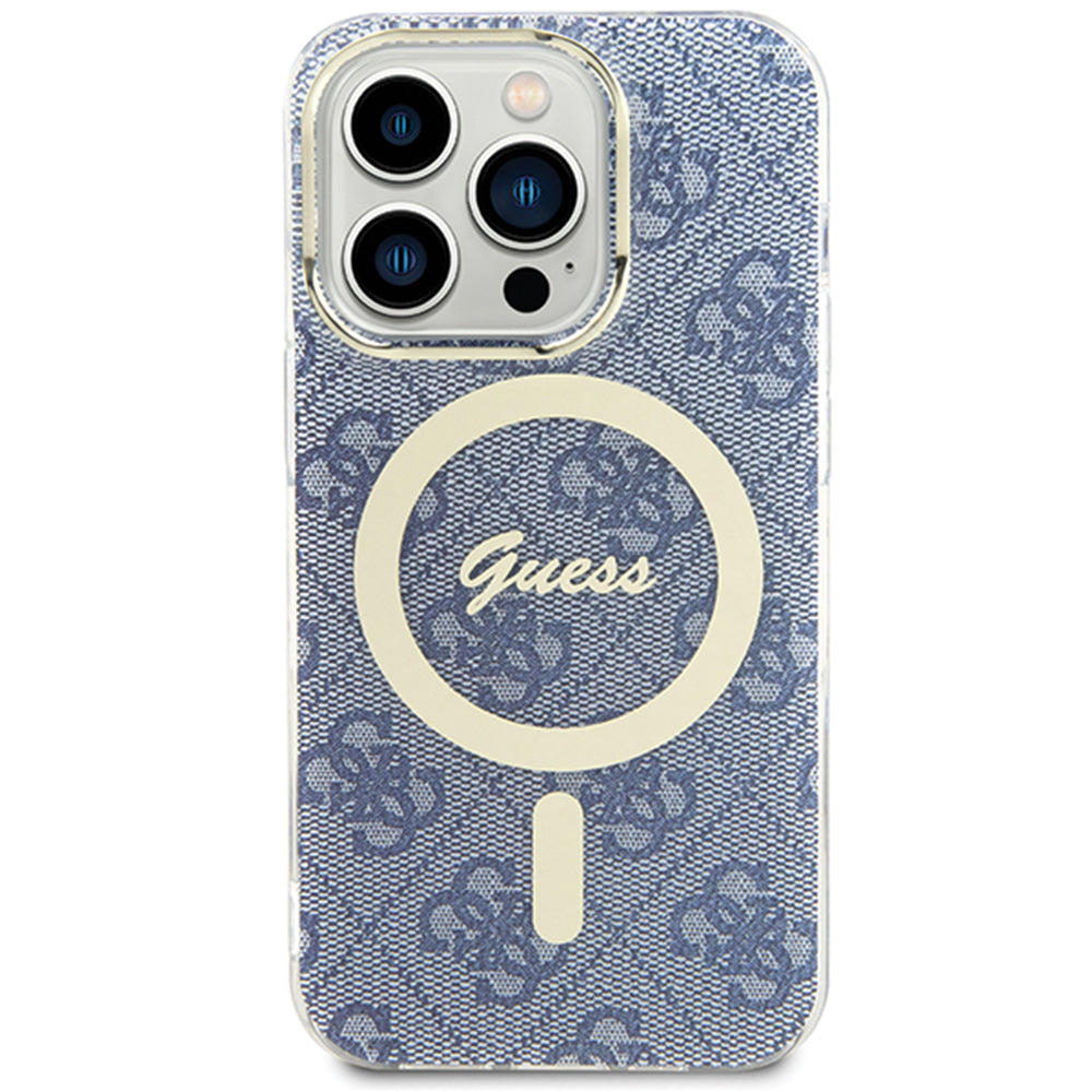 MagSafe-kotelo Apple iPhone 15:lle, Guess, IML 4G, Sininen