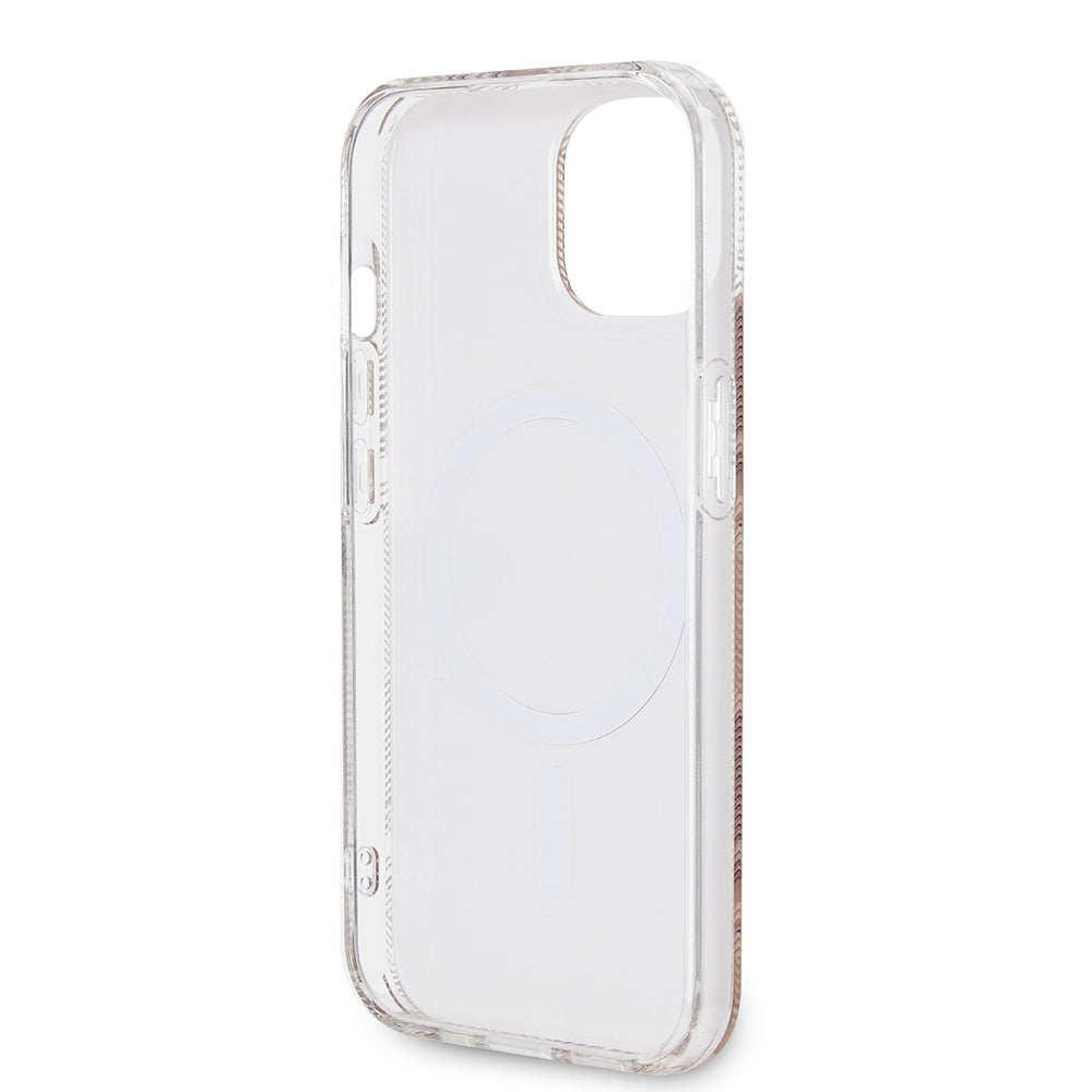 MagSafe-kotelo Apple iPhone 15:lle, Guess, IML Gcube, Ruskea