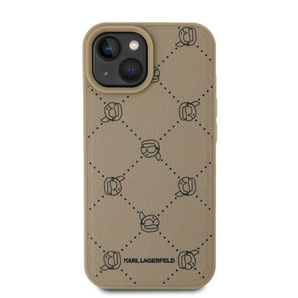 MagSafe-kotelo Apple iPhone 15:lle, Karl Lagerfeld, Karl's Head, Beige