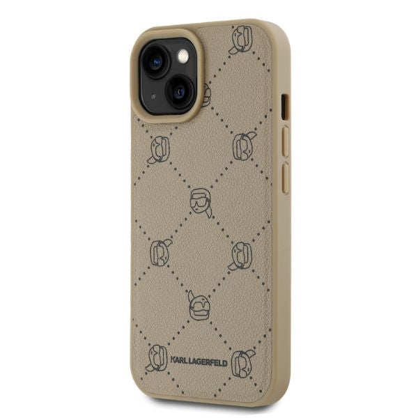 MagSafe-kotelo Apple iPhone 15:lle, Karl Lagerfeld, Karl's Head, Beige