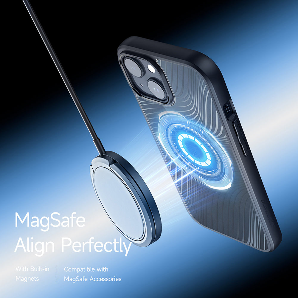 MagSafe-kuori Apple iPhone 15 Plus -puhelimelle, DUX DUCIS, Aimo, Musta