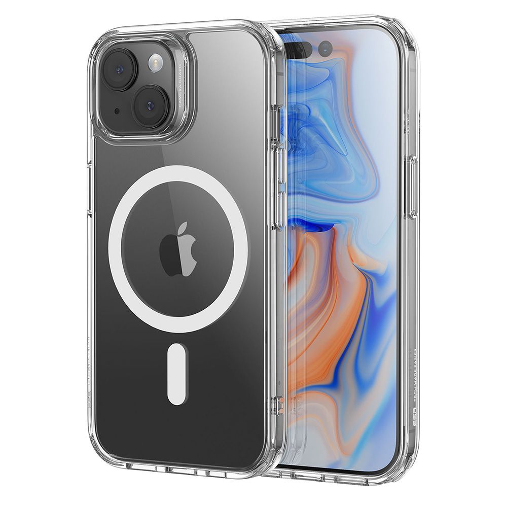 MagSafe-kotelo Apple iPhone 15 Plus -puhelimelle, ESR, Classic Hybrid, Läpinäkyvä