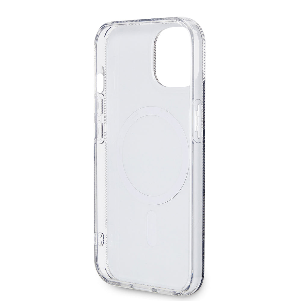MagSafe-kotelo Apple iPhone 15 Plus -puhelimelle, Guess, IML Gcube, Musta
