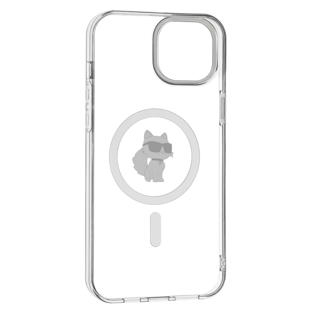 MagSafe-kotelo Apple iPhone 15 Plus / 14 Plus, Karl Lagerfeld, IML Choupette, Läpinäkyvä