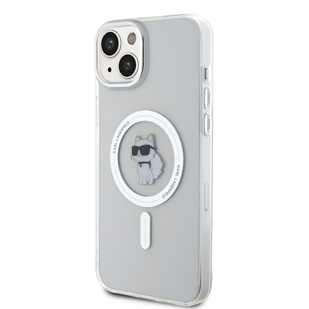MagSafe-kotelo Apple iPhone 15 Plus / 14 Plus, Karl Lagerfeld, IML Choupette, Läpinäkyvä
