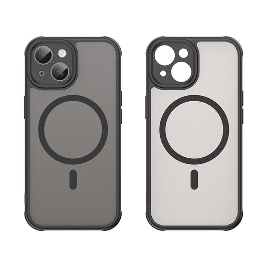 MagSafe-kuori Apple iPhone 15 Plus -puhelimelle, Techsuit, HaloFrost II, Musta