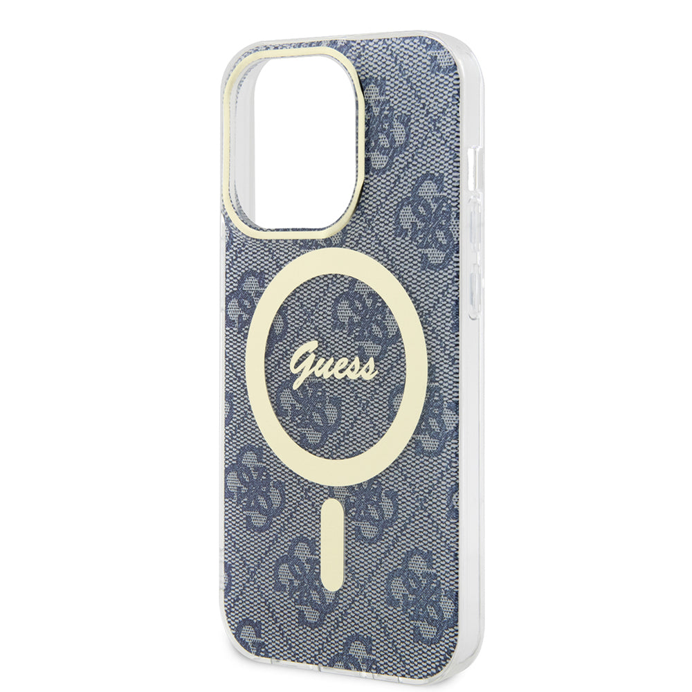 MagSafe-kotelo Apple iPhone 15 Prolle, Guess, IML 4G, Sininen