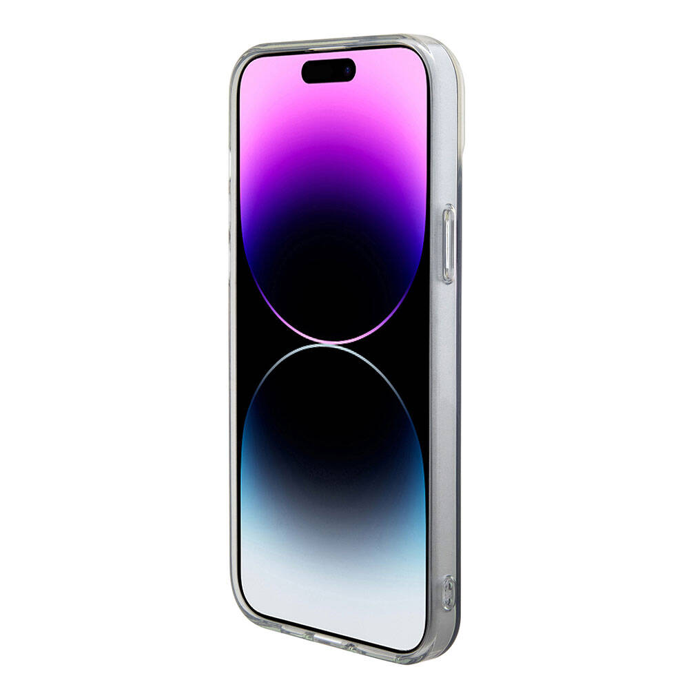 MagSafe-kotelo Apple iPhone 15 Prolle, Guess, IML Iridescent, Monivärinen