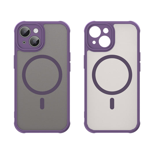 MagSafe-kuori Apple iPhone 15:lle, Techsuit, HaloFrost II, Violetti