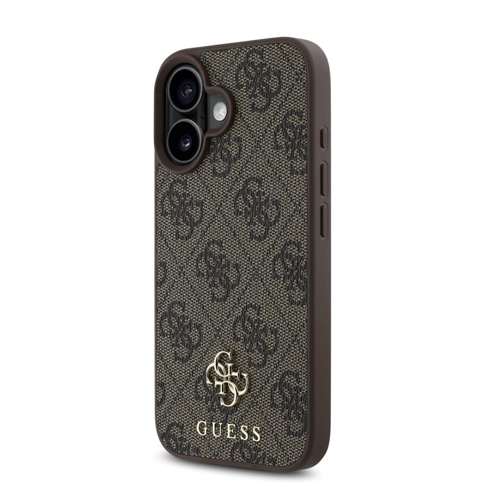 MagSafe-kotelo Apple iPhone 16:lle, Guess, 4G Classic, Ruskea
